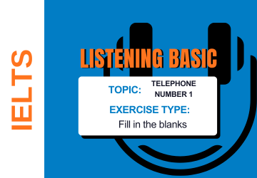 Ielts Basic Listening - Telephone 1